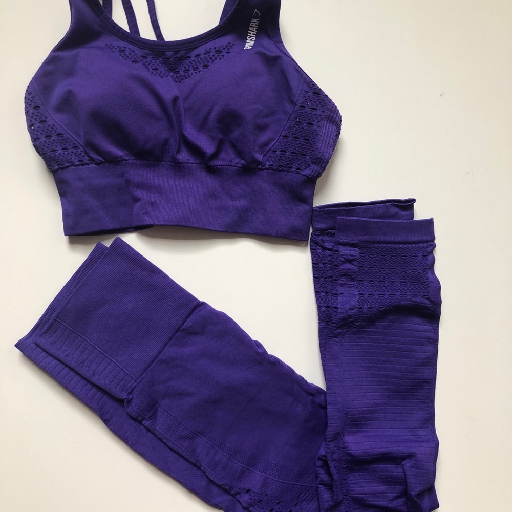Gymshark Energy+ Seamless cropped set XS